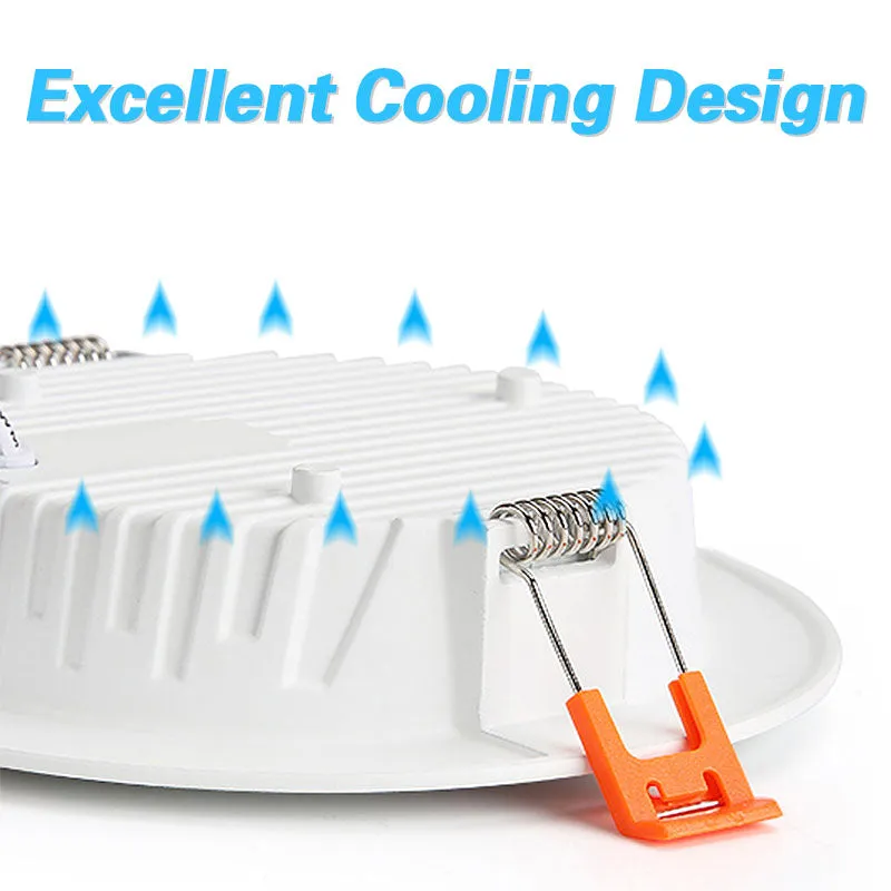 10Pcs LED Downlight 12W 15W 18W 9W AC220V 5W 7W 110V Recessed Spot Thick Aluminum Lighting Bedroom Kitchen Indoor Down Lamp