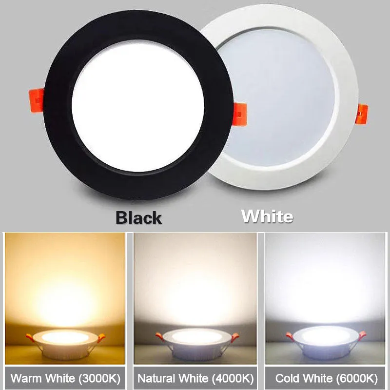 10Pcs LED Downlight 12W 15W 18W 9W AC220V 5W 7W 110V Recessed Spot Thick Aluminum Lighting Bedroom Kitchen Indoor Down Lamp