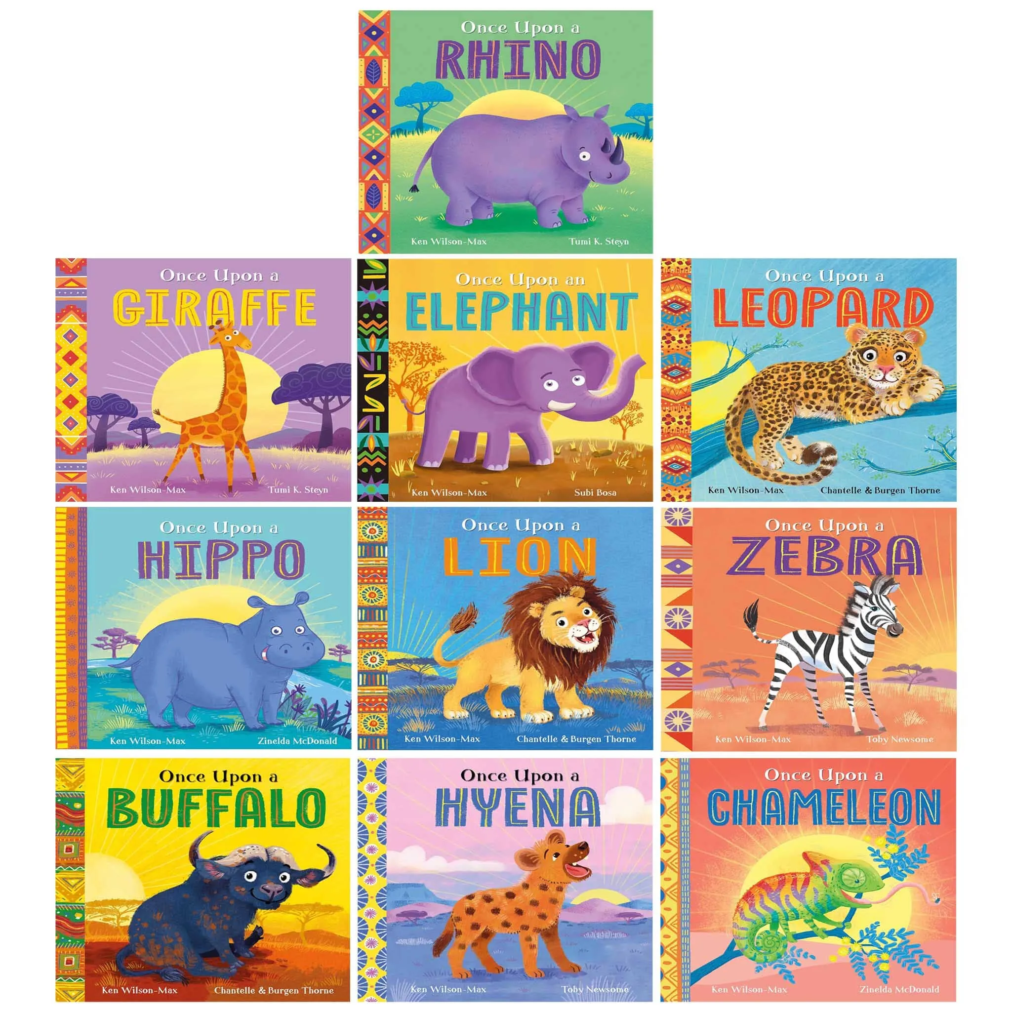 African Stories: Once Upon Animals Series By Ken Wilson-Max: 10 Books Collection Set - Ages 3-5 - Paperback