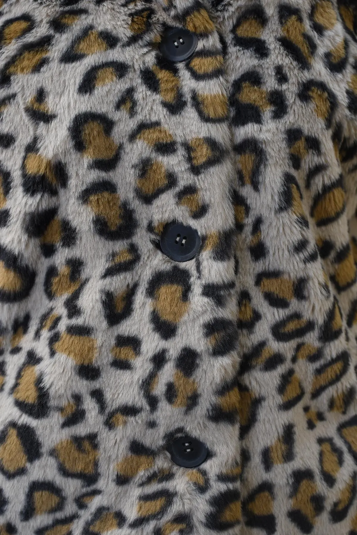 Betty Barclay Faux Fur Leopard Print Coat-4437/2902