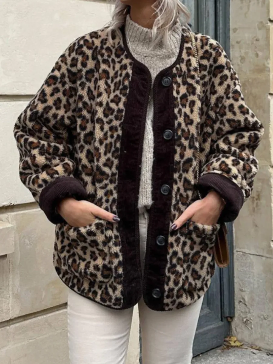 Chique Luipaard Fleece