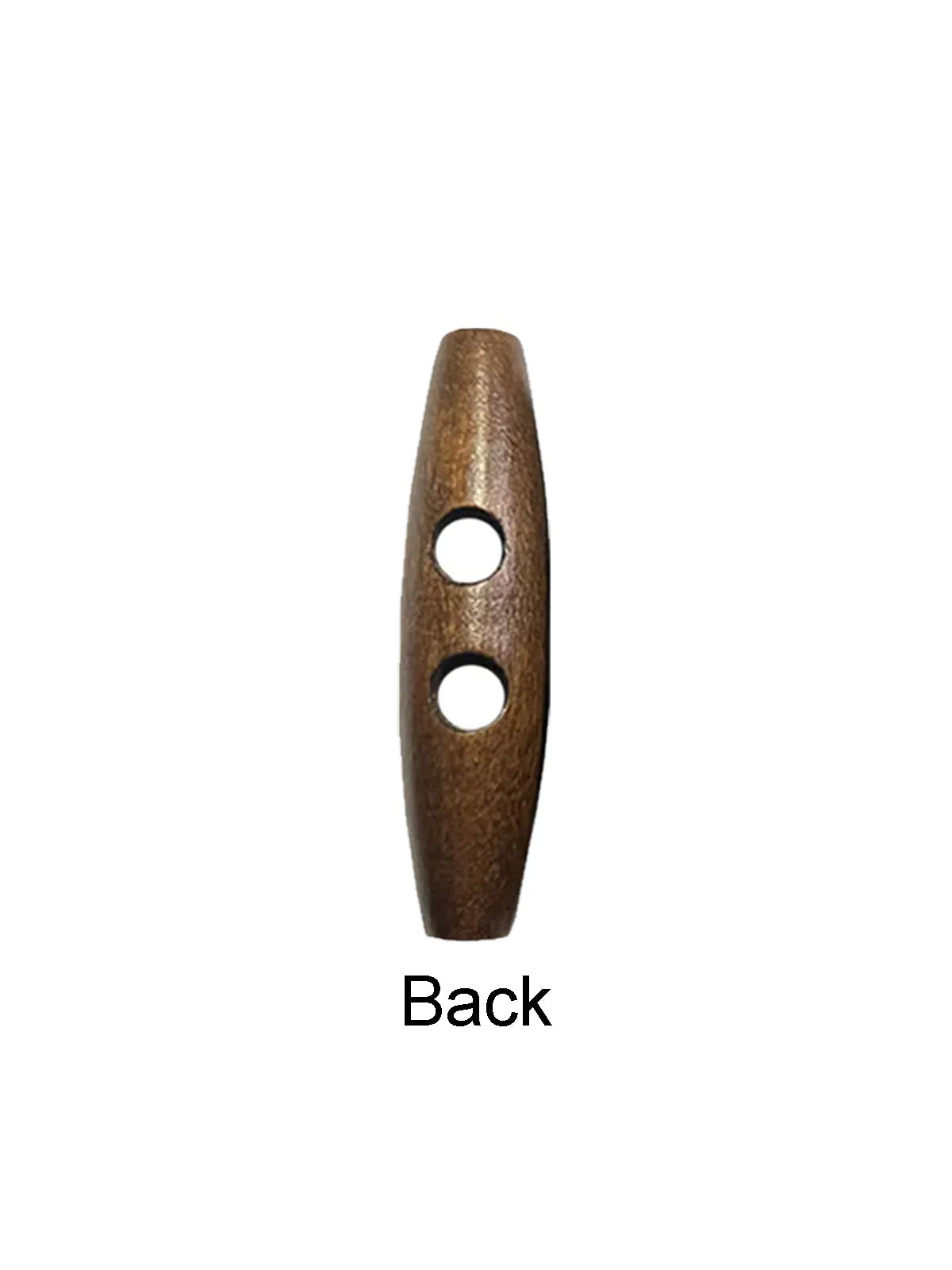 Fashion 2-Hole Oval Shape Wooden Toggle Button