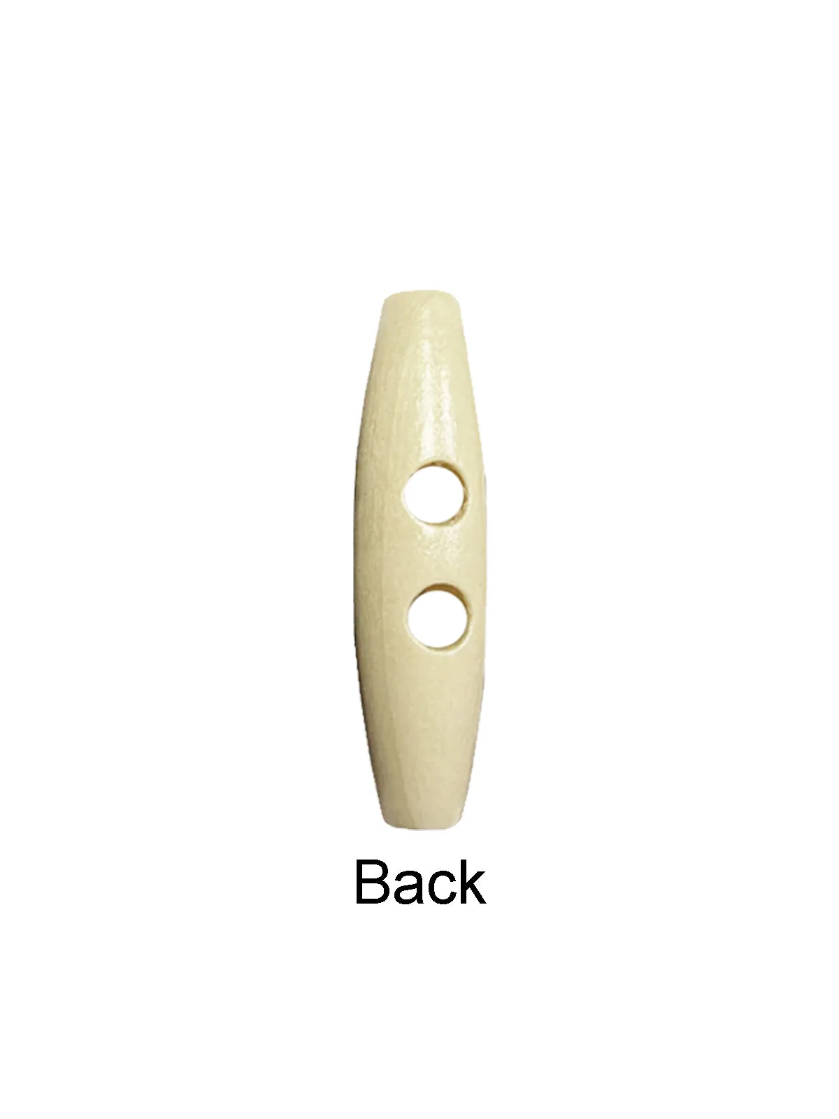 Fashion 2-Hole Oval Shape Wooden Toggle Button
