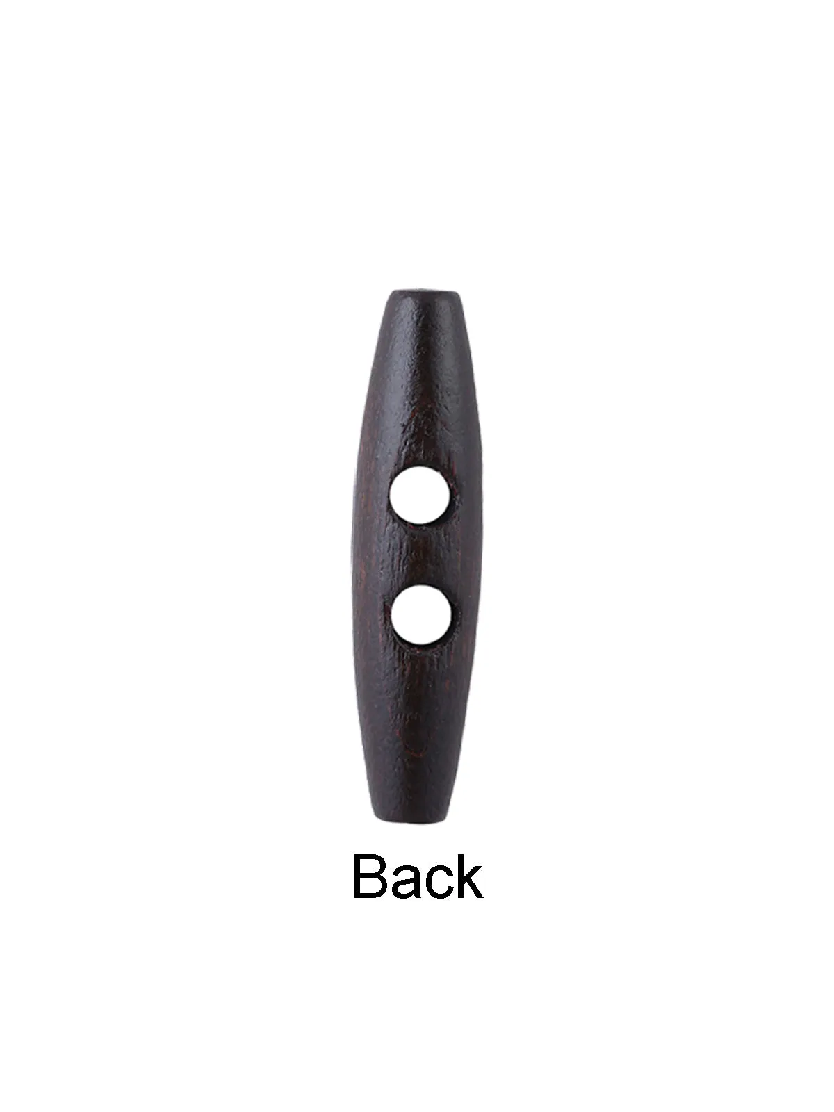 Fashion 2-Hole Oval Shape Wooden Toggle Button