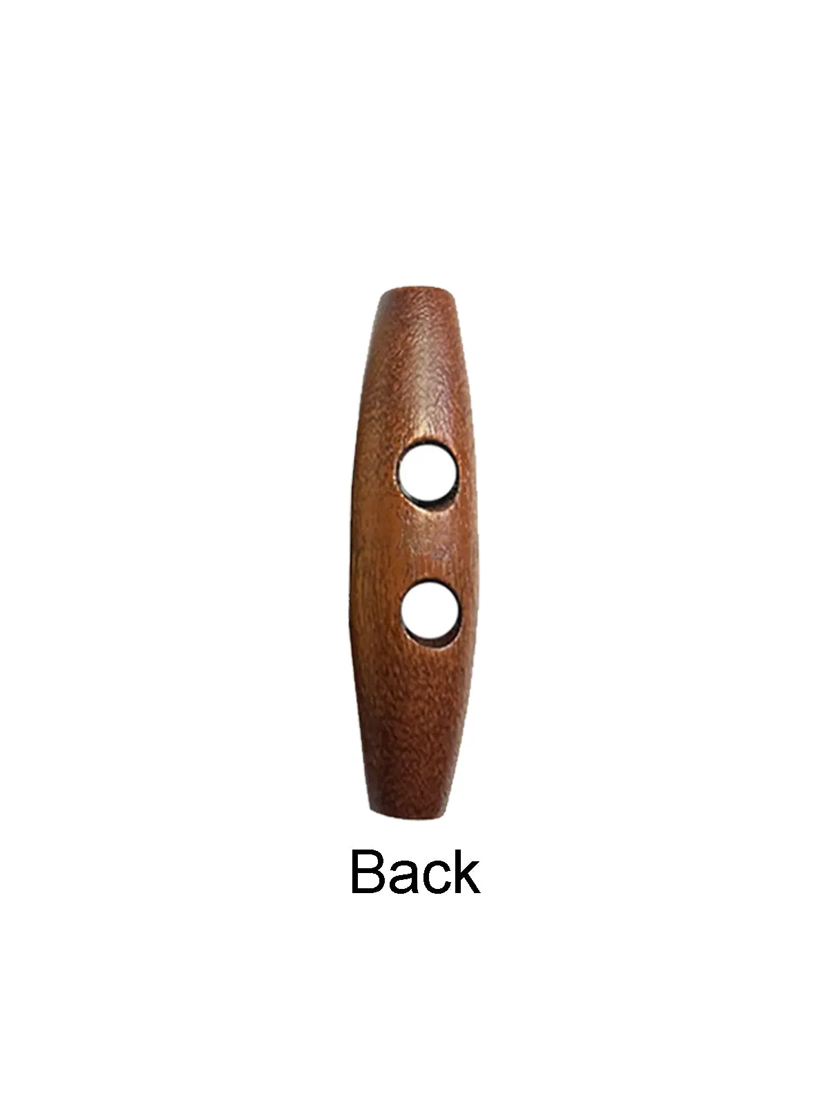 Fashion 2-Hole Oval Shape Wooden Toggle Button