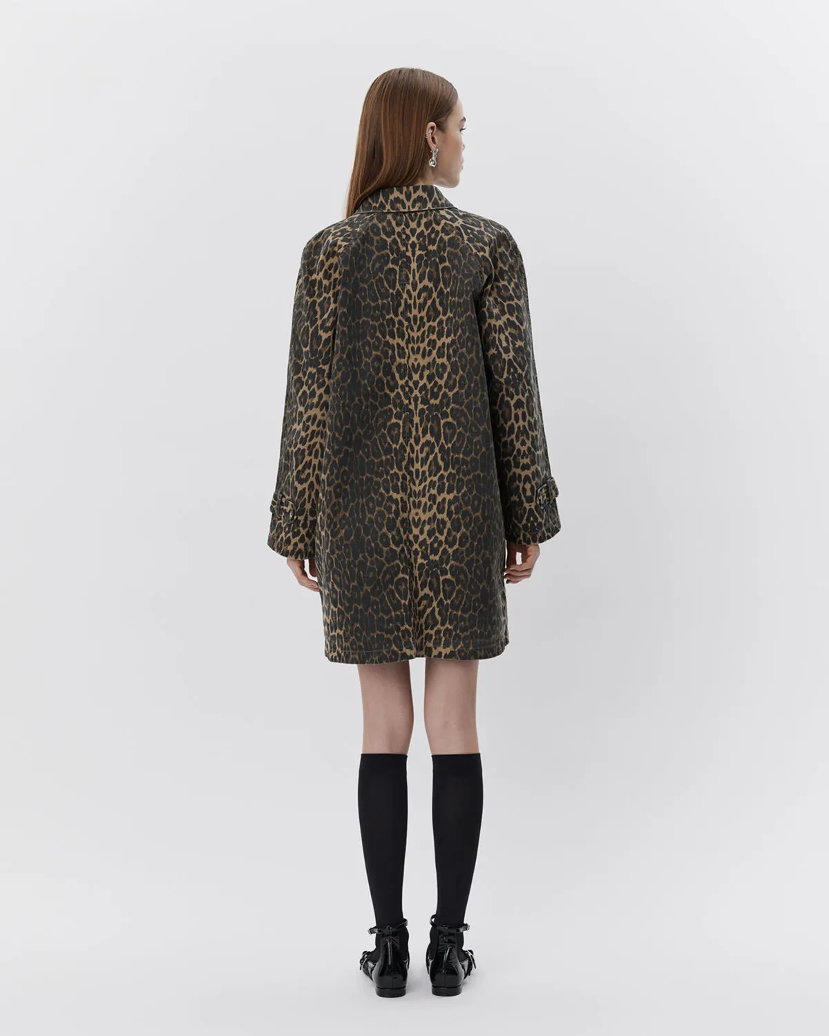 FILIPASW COAT - Light brown leopard