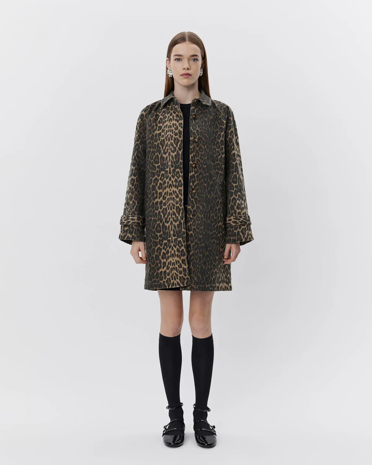 FILIPASW COAT - Light brown leopard