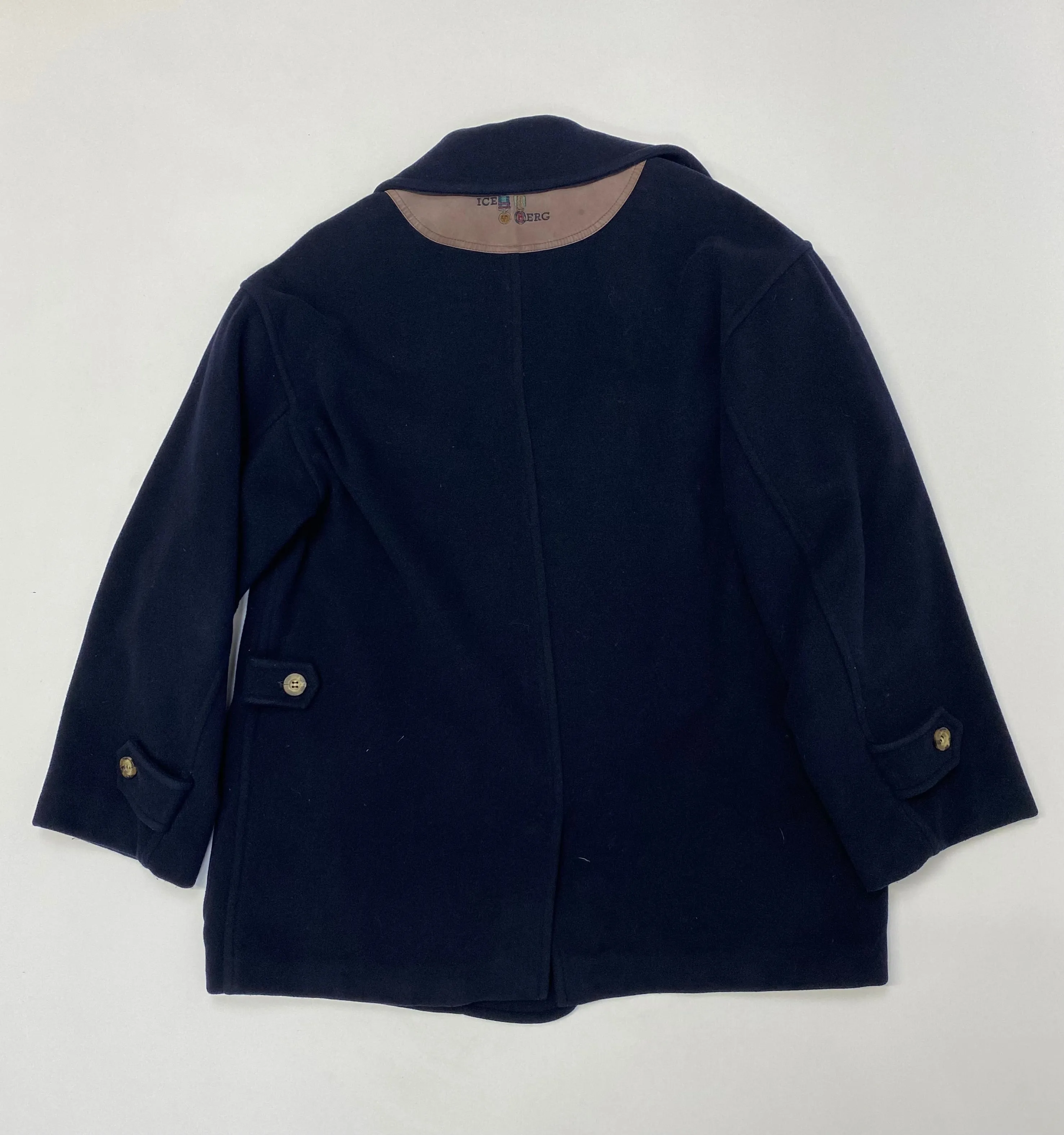 Iceberg Navy Duffle Coat - Size XXL