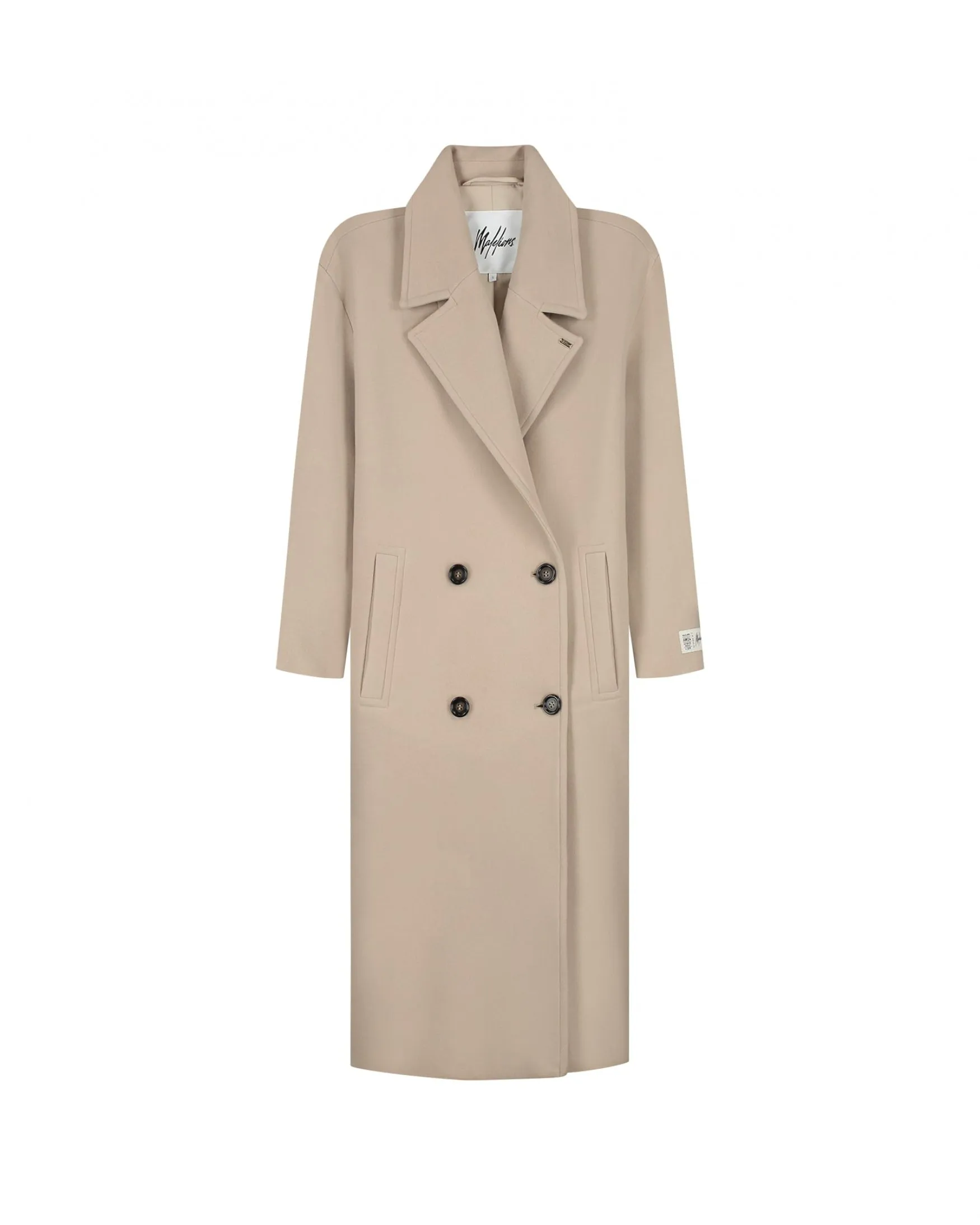 Malelions Women Signature Coat | Taupe