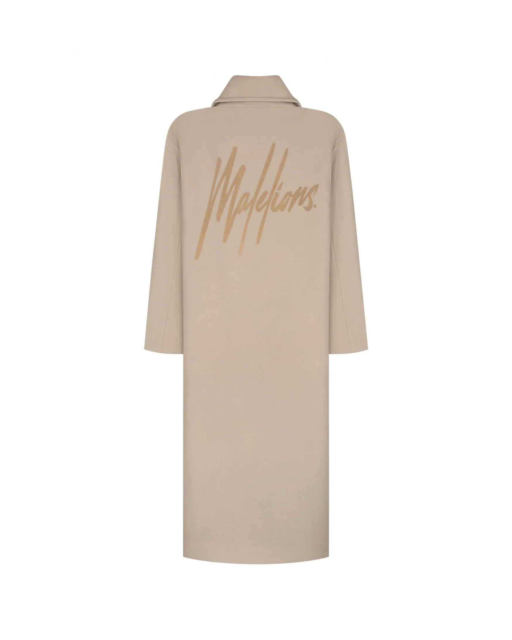 Malelions Women Signature Coat | Taupe