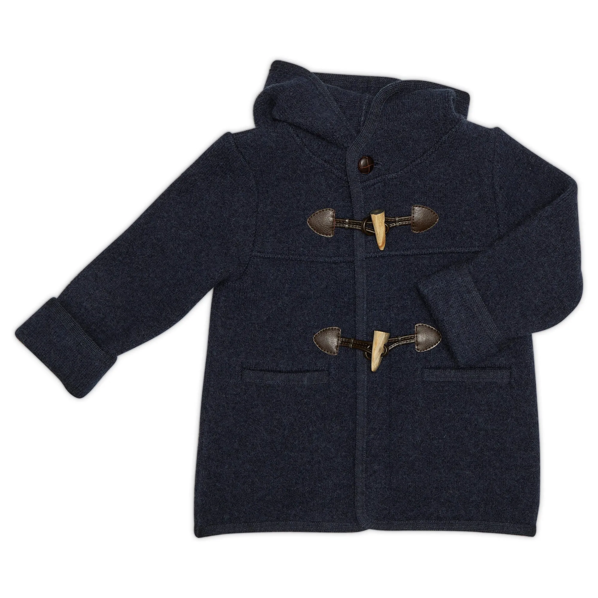 NAVY LUDO DUFFLE COAT