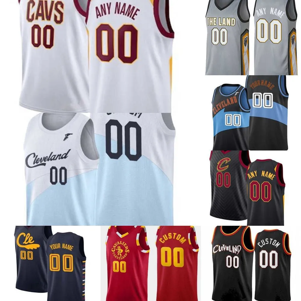 NBA_ Basketball Jerseys 75th Custom Men Women Youth Cleveland''Cavaliers''LeBron 23 James Dean 32 Wade Dylan 9 Windler RJ 5 Nembhard Jr. 21 Davis''nba''print