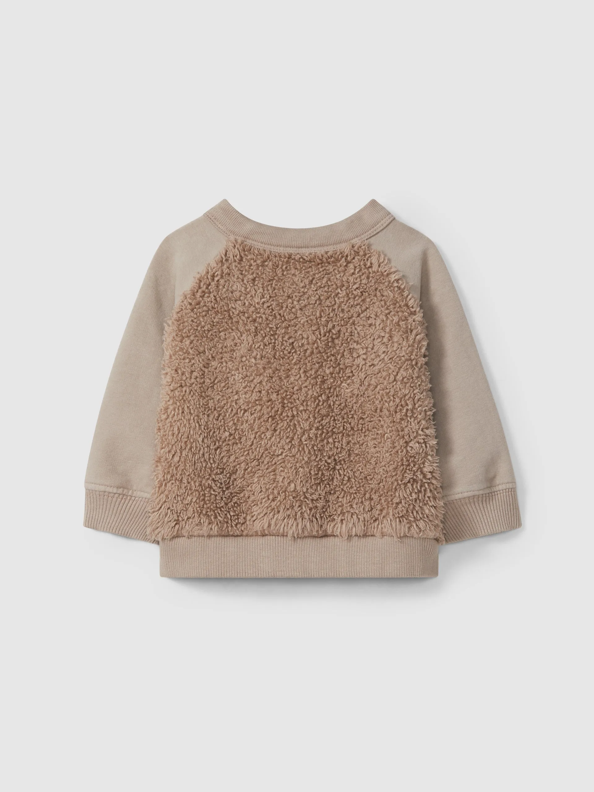 Organic Cotton Fur Jacket - Taupe by Snug - FINAL SALE