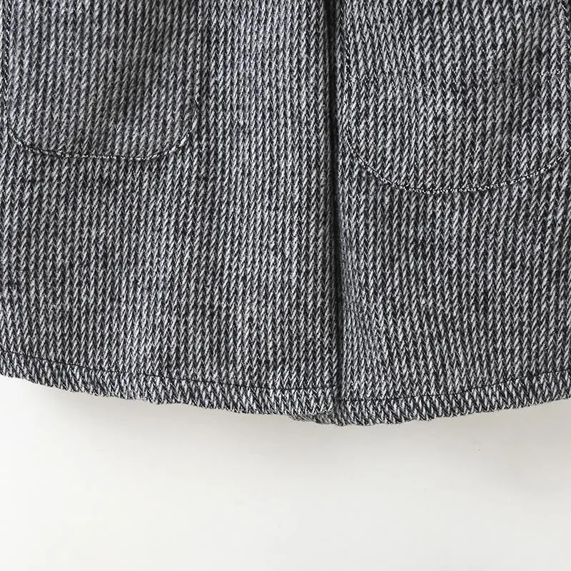 Ruffle Duffle Coat for Toddler Girl