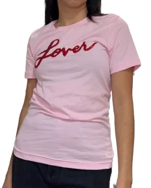 SEQUIN LOVER TEE IN PINK