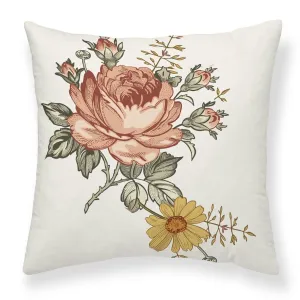 Vintage Earthy Floral  Nursery Pillow